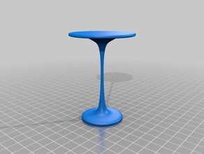 design table - end tulip model furniture models 3d print model - Mito3D