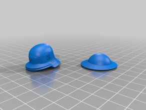 ww2 helmets 3d printing 3d print model - Mito3D