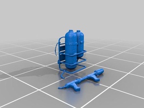 m1 flamethrower infantry conversions 3d printing 3d print model - Mito3D