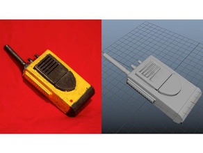 firewatch rádio modelo 3d de impressão - bônus vermelho A 3d print model - Mito3D