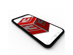 iphone x telefone celular 3d print model - Mito3D