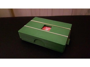 mazzo di carte caso premere giocattolo & accessori gioco 3d print model - Mito3D