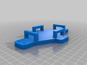 painel p10 center v2 guia-fio A impressão 3d 3d print model - Mito3D