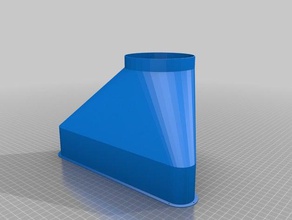 il mio personalizzato di sfogo aria adattatore parti ricambio su misura 3d print model - Mito3D