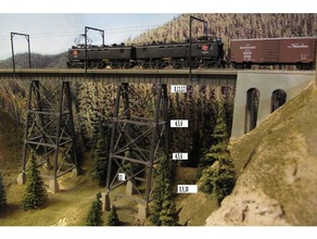 o-scale bridge components diy truss girder model railroad train 3d print model - Mito3D