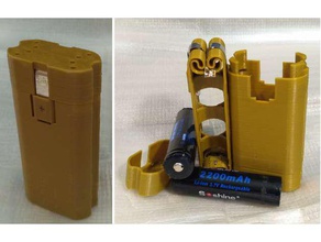 18650 bateria adaptador de chave fenda peças elétrica lipo 3d print model - Mito3D