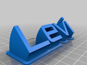 levi office customized 3d print model - Mito3D