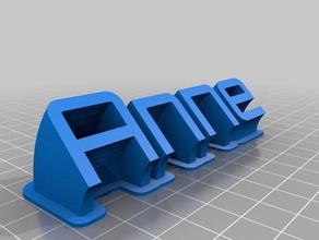 anne office customized 3d print model - Mito3D