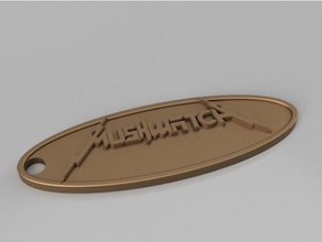 muskwatch chaveiro chaveiros elon musk nerdist 3d print model - Mito3D