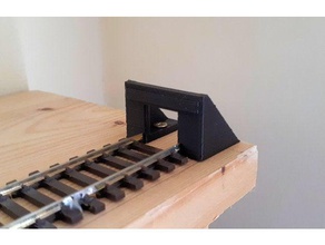 oo gauge einfachen Prellbock hobby Puffer stop Modell Eisenbahn 3d print model - Mito3D
