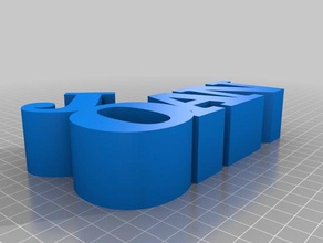 joan Wort Skulptur Skulpturen kundengebundene 3d print model - Mito3D