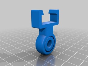 clip filament guide anycubic kossel 2020 3d printer accessories delta 3d print model - Mito3D