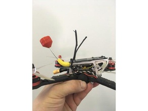 transtec kurbağa 218mm vtx anten sahibi r c araçlar quadcopter 3d print model - Mito3D