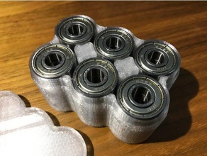 bearing 608 storage container lid 30 bearings tool holders & boxes 3d print model - Mito3D