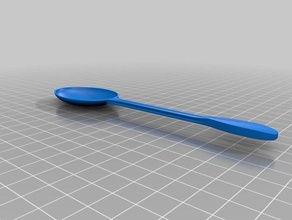 spoon kitchen & dining 3d print model - Mito3D