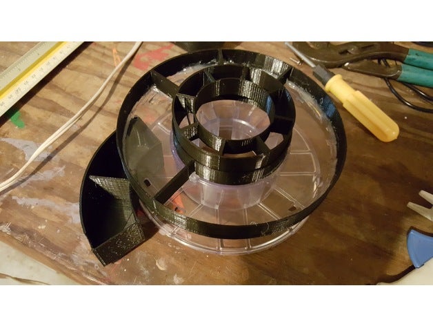 repkord 1 2 lb spool recipiente ferramenta de caddy porta-ferramentas & caixas 3D print model - Mito3D