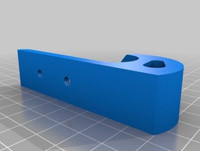 stubby under desk u-hook household customized 3d print model - Mito3D