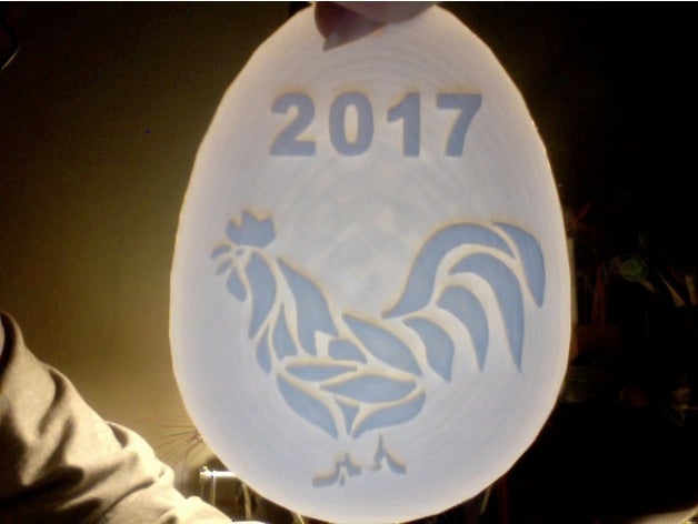 2017 sydney rooster ornament chinese new year selva selva3 3D print model - Mito3D