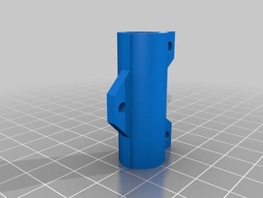 my customized hypercube printable x bushing integrated clamp 10mm 3d printers 3d print model - Mito3D