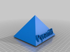 piramide di istruzione La stampa 3d l'istruzione 3d print model - Mito3D