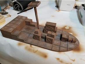 navio mercante jogos 3d print model - Mito3D