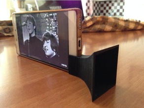 huawei p8 haut-parleur de l'amplificateur cône + stand téléphone mobile le 3d print model - Mito3D