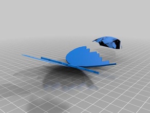 papillon de nuit L'impression 3d 3d print model - Mito3D