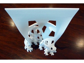 gelişmekte olan dragon eğri matematik sanatı fraktal 3d print model - Mito3D