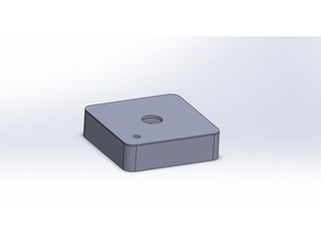 caixa de bateria esculturas 9volt box4 diodo emissor luz stand muchroom 3d print model - Mito3D