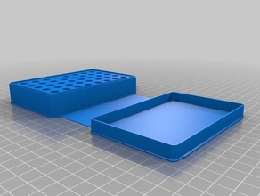 noz caixa de 8 x 5 72 diâmetro 1,5 dobradiça A impressão 3d personalizado 3d print model - Mito3D