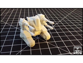printer forge 3d promotional mech 001 printing custom demo mecha miniature miniatures robot software 3d print model - Mito3D