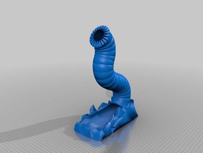 viola worm dadi torre La stampa 3d dungeons dragons gioco di ruolo wurm 3d print model - Mito3D
