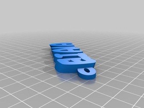 eliana llaveros personalizado 3d print model - Mito3D