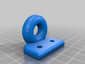 2020 filament guide 3d printer parts 20x20 ft-5 ft5 simple 3d print model - Mito3D