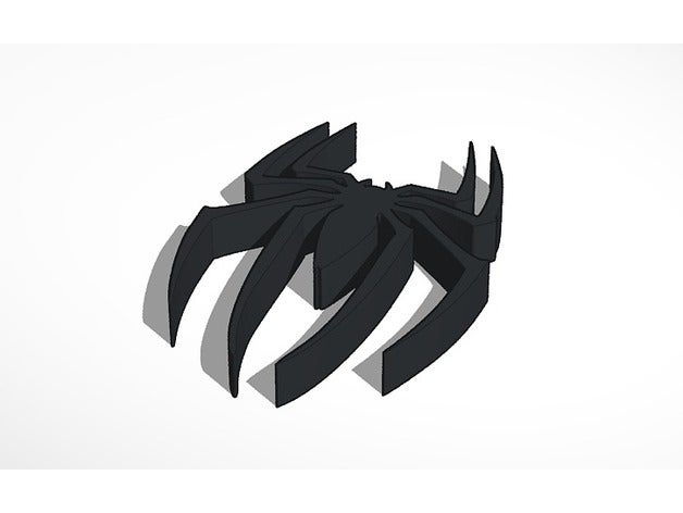 spider man-logo 3d-drucken spider-man 3D print model - Mito3D