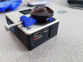 gopro hero4 support de lentille la caméra 360 réalité virtuelle 3d print model - Mito3D
