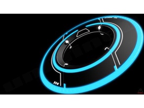 tron disco props 3d print model - Mito3D