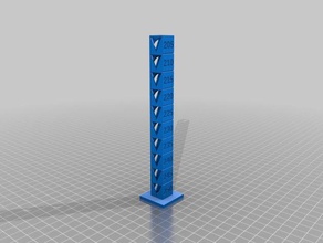 temp tower 250-205 3d printing tests customized 3d print model - Mito3D