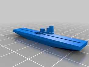 aircraft carrier vehicles game piece 3d print model - Mito3D