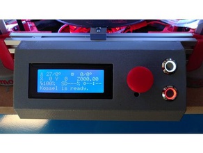 lcd de 2004 caso muda Impressora 3d acessórios kossel 2020 mini diodo emissor luz sintron 3d print model - Mito3D