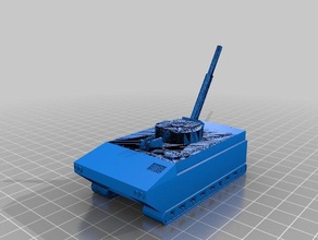 panzer La impresión en 3d Modelo millitary los tanques 3d print model - Mito3D