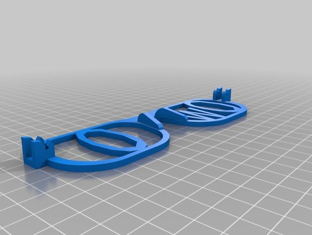 owo glasses customized 3D print model - Mito3D