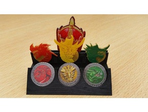 talisman du roi dragon gardien jeux 3d print model - Mito3D
