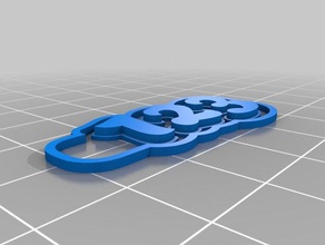 1232 keychains customized 3d print model - Mito3D