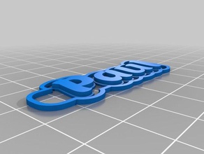 pa2 keychains customized 3d print model - Mito3D
