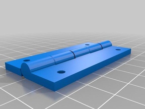my customized hinge v2 parts 3d print model - Mito3D