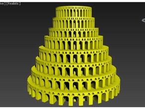 la torre di babele modelli 3d print model - Mito3D