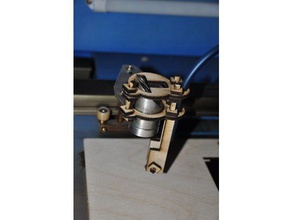 k40 air assist nozzle parts lasercut 3d print model - Mito3D