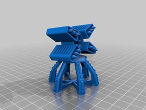 rocket turret - starfinder 28mm toys & games 3d print model - Mito3D