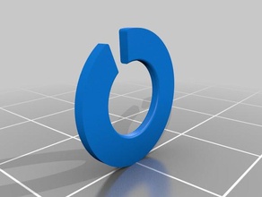 flip-flop de sustitución del anillo las piezas repuesto chancletas reemplazo la lavadora 3d print model - Mito3D